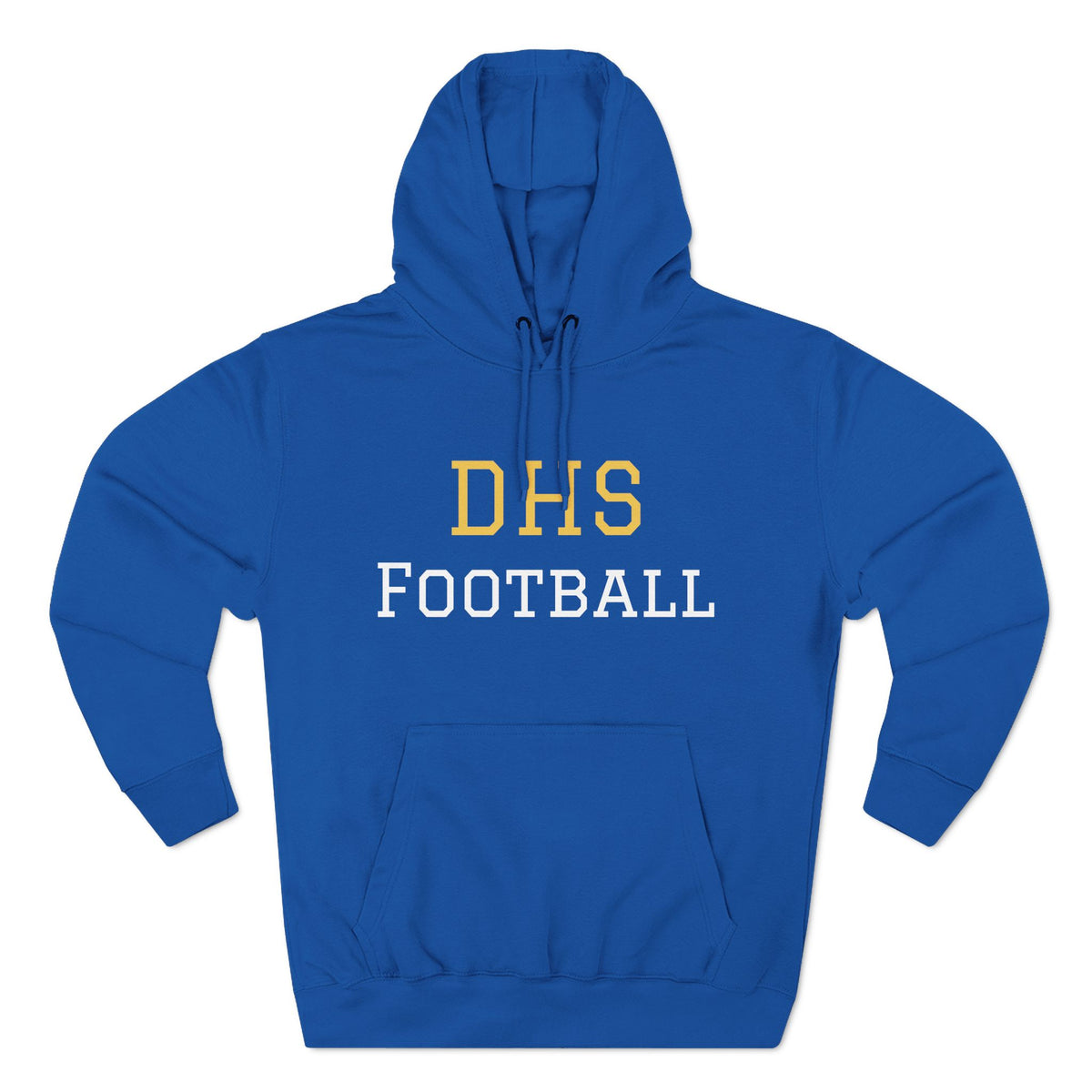 DHS Football Personalized Player Hoodie – Custom Last Name & Number
